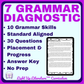 7th Grade Grammar Diagnostic Test | 30 Questions + Placement | Light Up Literature