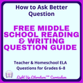 Stop Getting 'I Don't Know' Middle School ELA Guide