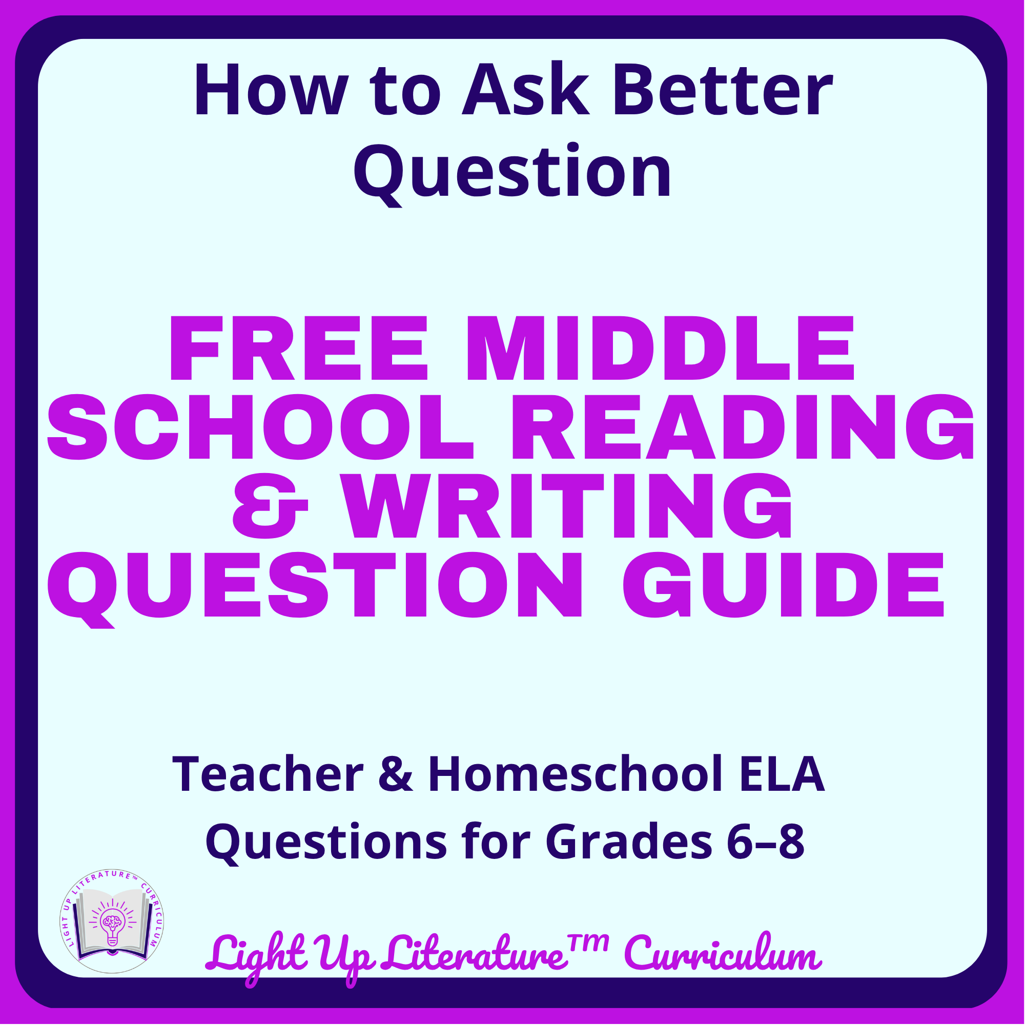 Stop Getting 'I Don't Know' Middle School ELA Guide