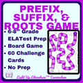 Prefix, Suffix & Root Word Board Game | Middle School ELA Vocabulary | Light Up Literature