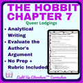 The Hobbit Chapter 7 No Prep Writing Prompts | Queer Lodgings Grades 6-8