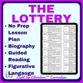 The Lottery ELA Activity Pack | Shirley Jackson Unit 7th Grade | Light Up Literature